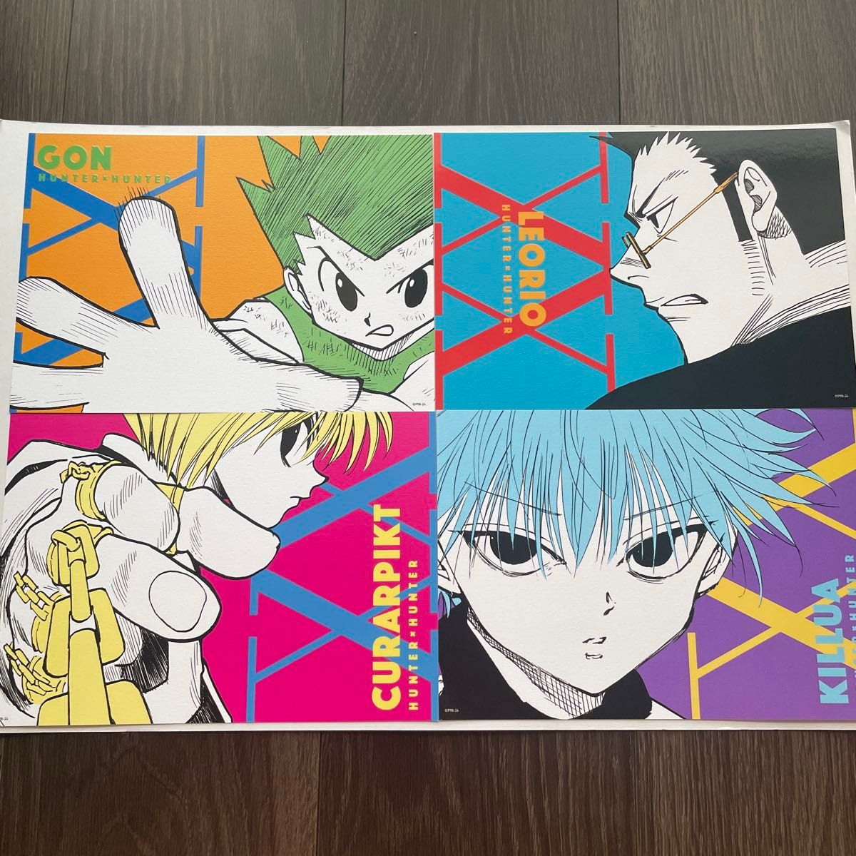 HUNTER × HUNTER アートカードコレクション 4枚セット ポスト HUNTER × HUNTER アートカードコレクション 4枚セット ポスト