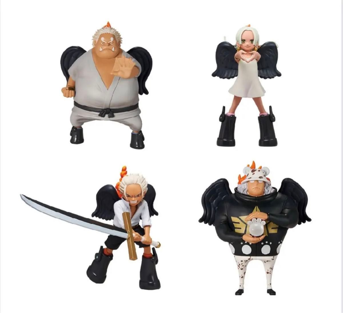 本日限定価格 ワンピース 一番くじ セラフィム フィギュア コンプリート ワンピース一番くじg賞セラフィムフルコンプ4体セット
