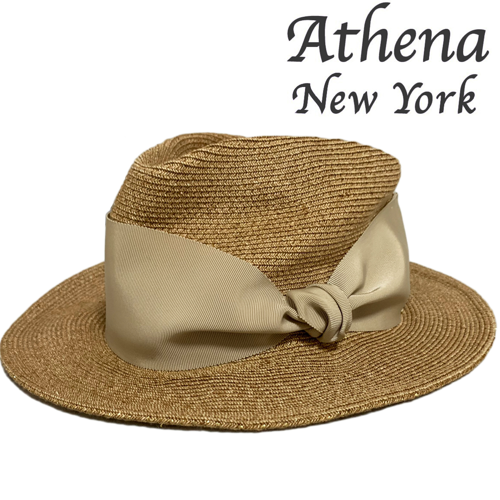 専用 Athena New York カミラ 麦わら帽子 格安販売の