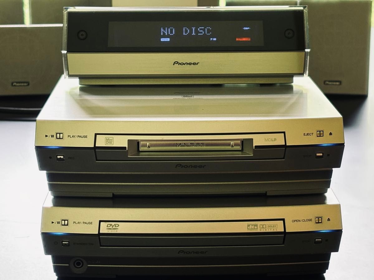 Pioneer DVD5 1ch サラウンドホームシアターシステム HTZ-77DV + Pioneer DVD5 1ch サラウンドホームシアターシステム HTZ-77DV +