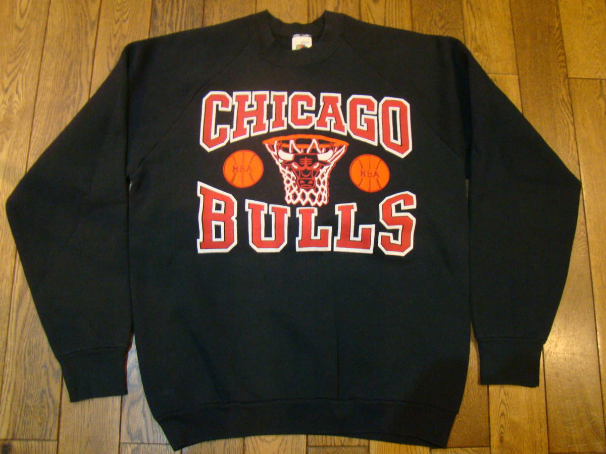 ヤフオク! - 美品 90s USA製 NBA CHICAGO BULLS ラグラン ス