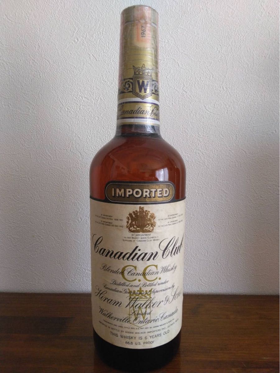 希少 カナディアンクラブ4本まとめて 6年1967 86 8proof・終売 希少 カナディアンクラブ4本まとめて 6年1967 86 8proof・終売
