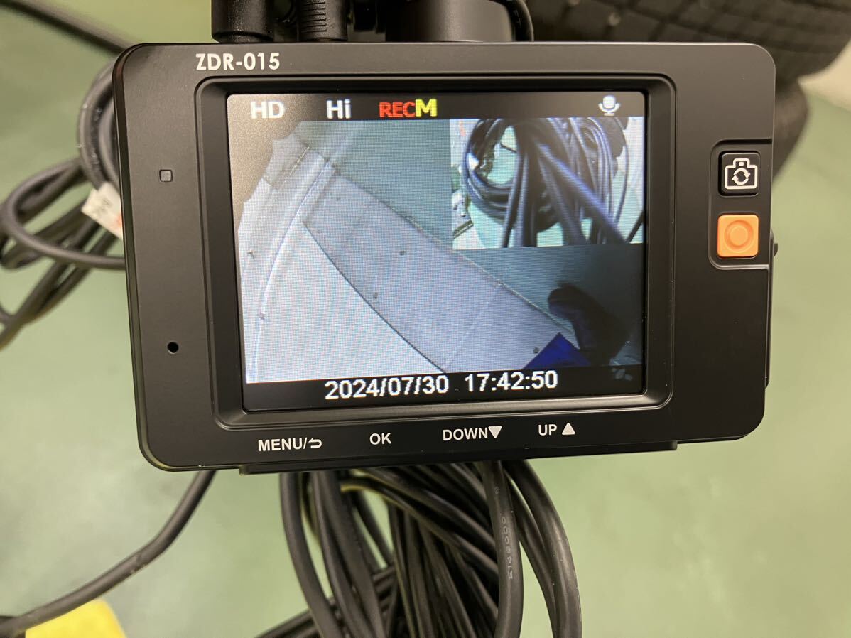 COMTEC コムテック ZDR-015 前後 ドライブレコーダー 駐車監視直接配線コード 動作確認済み COMTEC コムテック ZDR-015 前後 ドライブレコーダー 駐車監視直接配線コード 動作確認済み