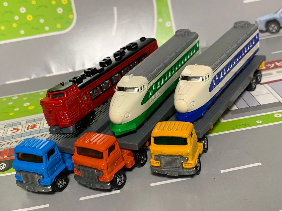トミカ 当時ものギフトセット 新幹線トレーラー3台セット 日本製 トミカ 当時ものギフトセット 新幹線トレーラー3台セット 日本製