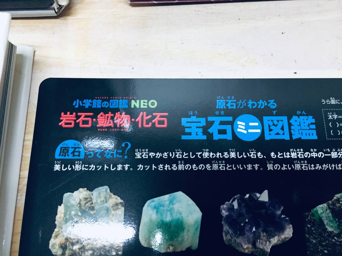 小学館の図鑑NEO 岩石・鉱物・化石 帯付き 特典(宝石ミニ図鑑 小学館の図鑑NEO 岩石・鉱物・化石 帯付き 特典(宝石ミニ図鑑