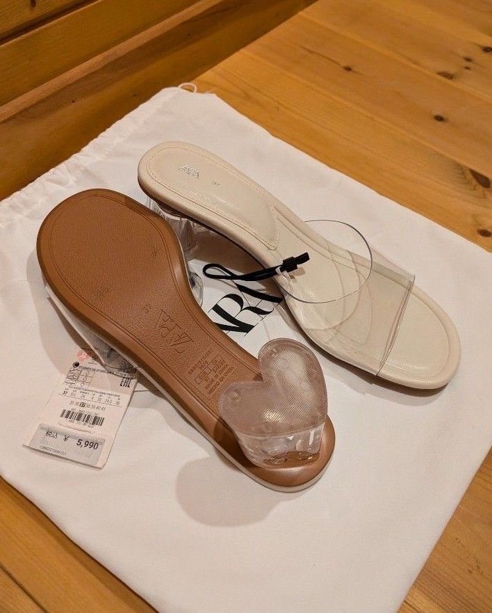 【ZARA】ビニール ハイヒール サンダル 2362/510/111 ZARA ビニール ハイヒール サンダル|Yahoo!フリマ(旧PayPay