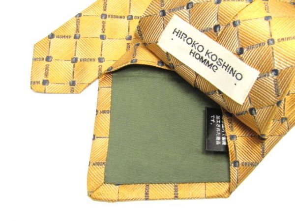 HIROKO KOSHINO HOMME( Hiroko Koshino Homme ) silk necktie .. pattern 844852C184R05