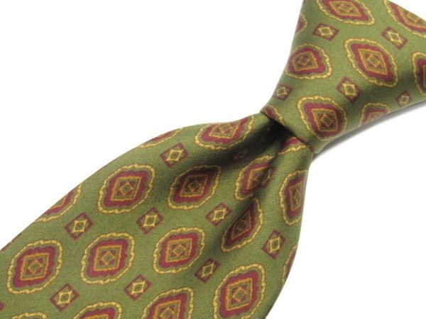 courreges( Courreges ) silk necktie fine pattern pattern Italy made 844830C184R23