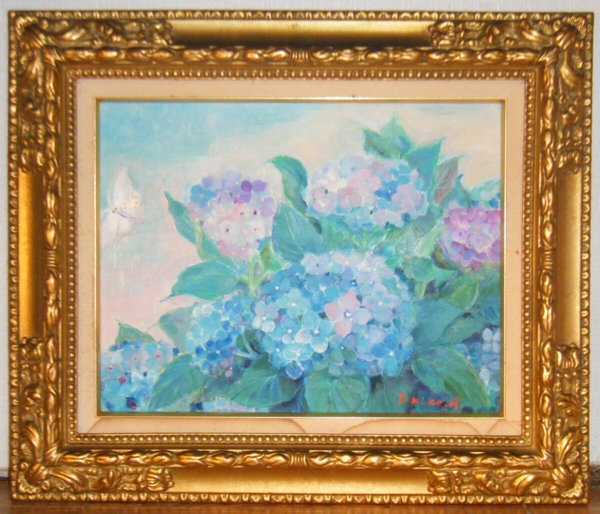 Yahoo!オークション - 【真作】絵画 花谷時子 油彩6号 紫陽花 Yahoo!オークション - 【真作】絵画 花谷時子 油彩6号 紫陽花