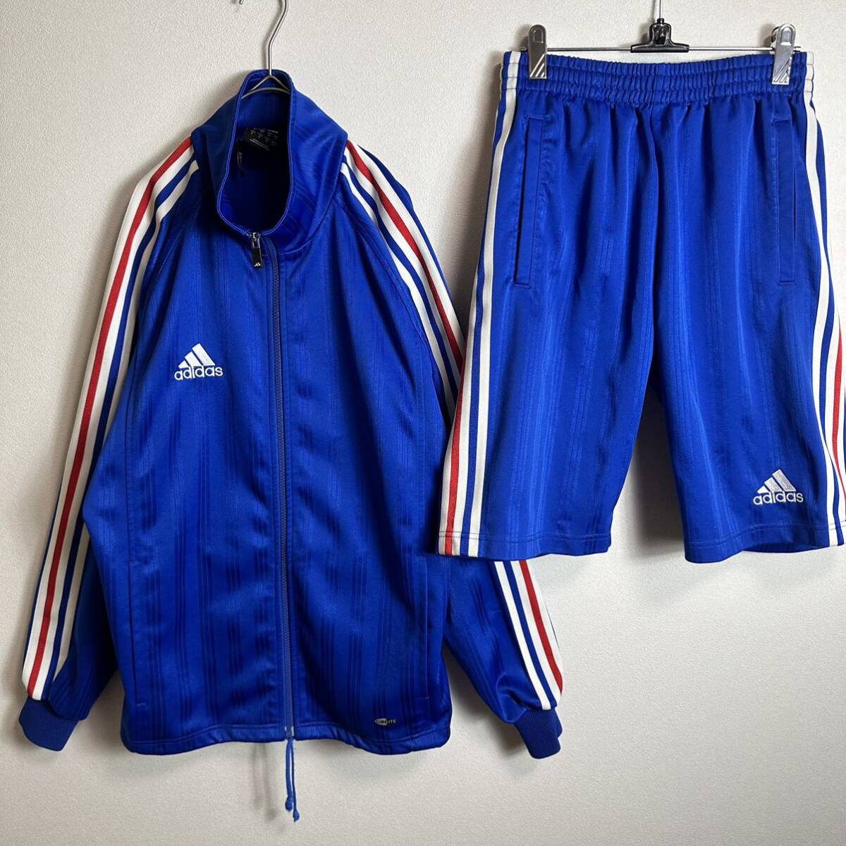 adidas アディダス ジャージ上下セットアップ Mサイズ ハーフ adidas アディダス ジャージ上下セットアップ Mサイズ ハーフ