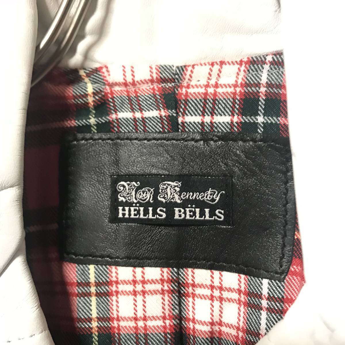 定価8万 希少 未使用★HELLS BELLS ヘルズベルズ April77★メンズ 切り替え 本革 ライダース ジャケット パンク リアルレザー ロンドン_画像6