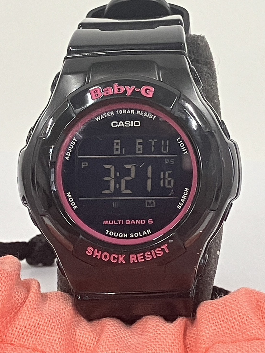 100円～◆CASIO カシオ Baby-G ベビージー BGD-1310 タフソーラー 電波ソーラー 腕時計 動作確認済み
