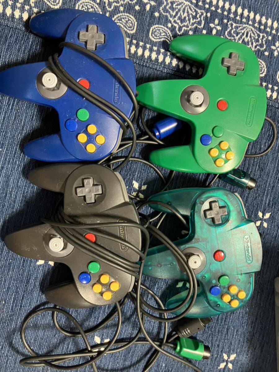 ファッションアイテム人気ランキング 任天堂 Nintendo 64 本体、コントローラー4個、ソフト複数 家庭用ゲーム機本体