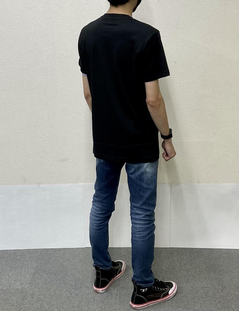 ディーゼル Tシャツ 41B24 ブラック M ロゴ 新品 タグ付 A08681 ディーゼル Tシャツ 41B24 ブラック M ロゴ 新品 タグ付 A08681