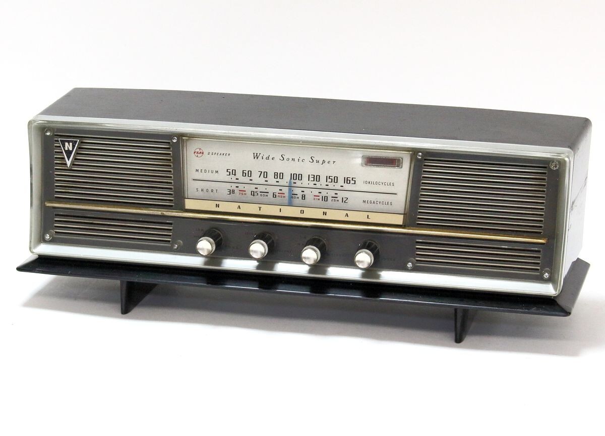 Yahoo!オークション - ナショナル 真空管 ラジオ 2 SPEAKER Wide Yahoo!オークション - ナショナル 真空管 ラジオ 2 SPEAKER Wide