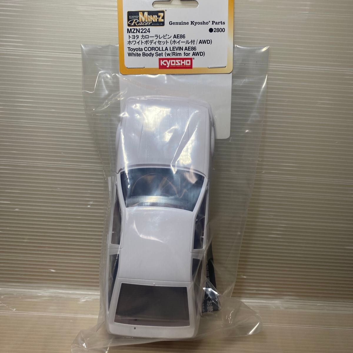 京商ミニッツ トヨタ カローラレビン AE86 ホワイトボディセット 京商ミニッツ トヨタ カローラレビン AE86 ホワイトボディセット