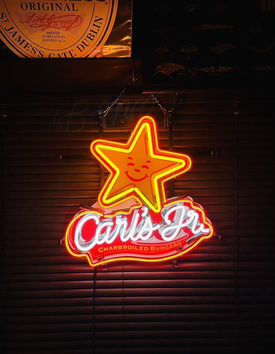 カールスジュニア アメリカン雑貨 ネオン 看板 世田谷 家具 看板 カールスジュニア アメリカン雑貨 ネオン 看板 世田谷 家具 看板