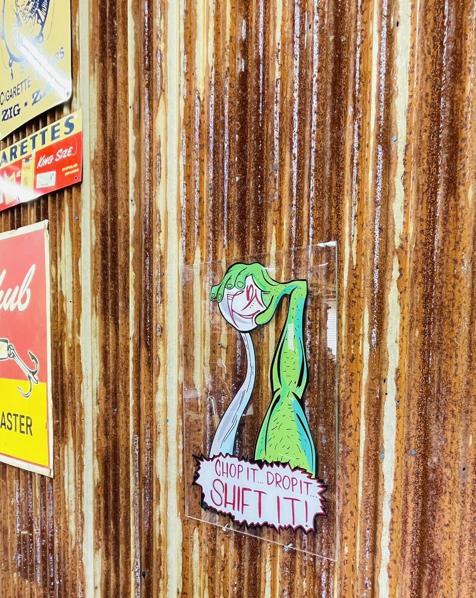 モンスター ホットロッド 看板 ハーレー チョッパー 北米 モンスター ホットロッド 看板 ハーレー チョッパー 北米