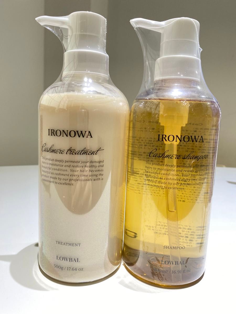 セット】IRONOWA イロノワ カシミヤシャンプー500ml& セット】IRONOWA イロノワ カシミヤシャンプー500ml&