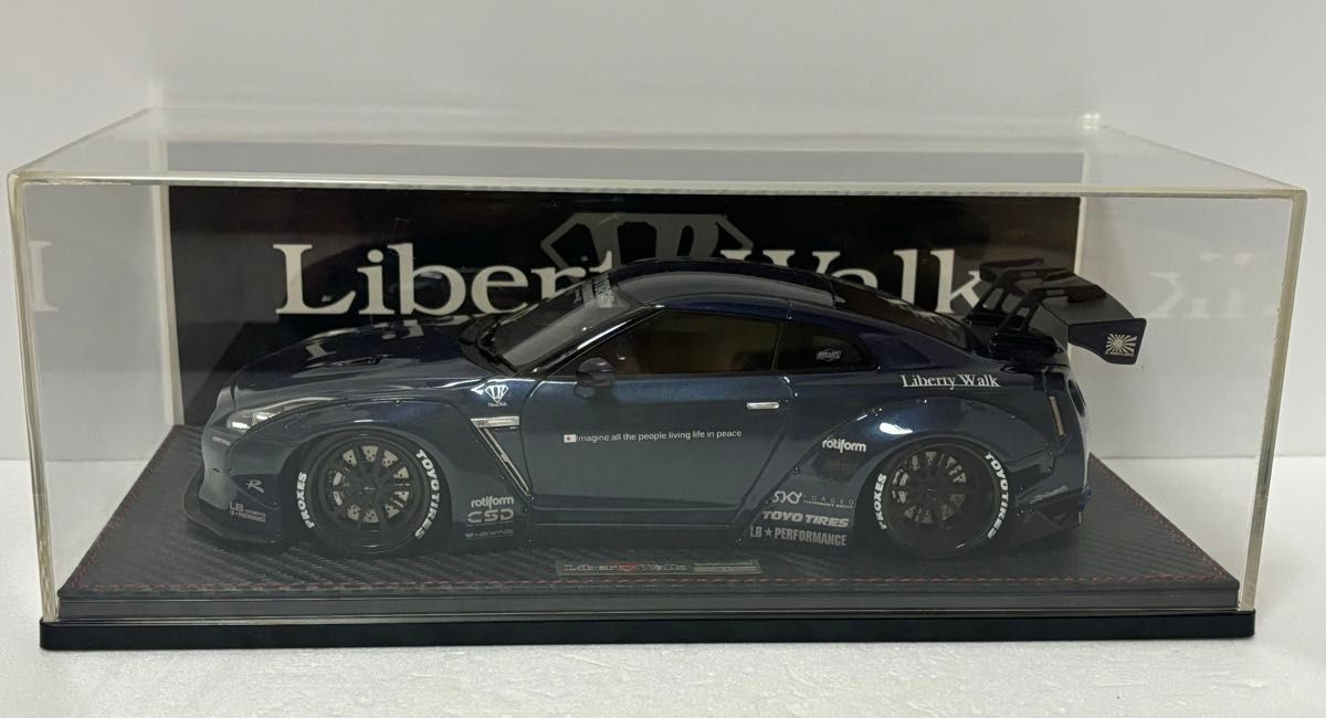 イグニッションモデル 1/18LB-WORKS GT-R R35 ブルーメタリック イグニッションモデル 1/18LB-WORKS GT-R R35 ブルーメタリック