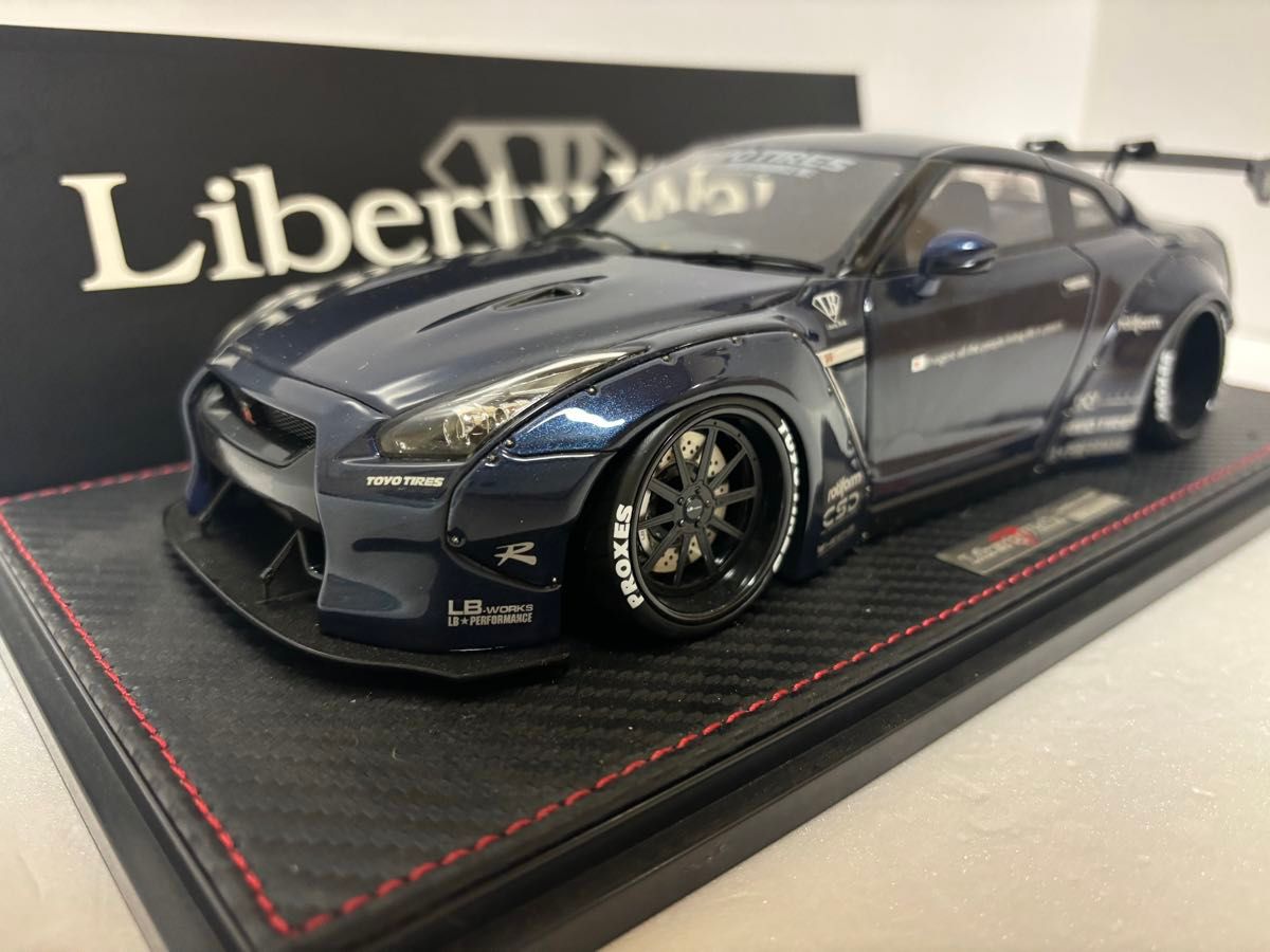 イグニッションモデル 1/18LB-WORKS GT-R R35 ブルーメタリック イグニッションモデル 1/18LB-WORKS GT-R R35 ブルーメタリック