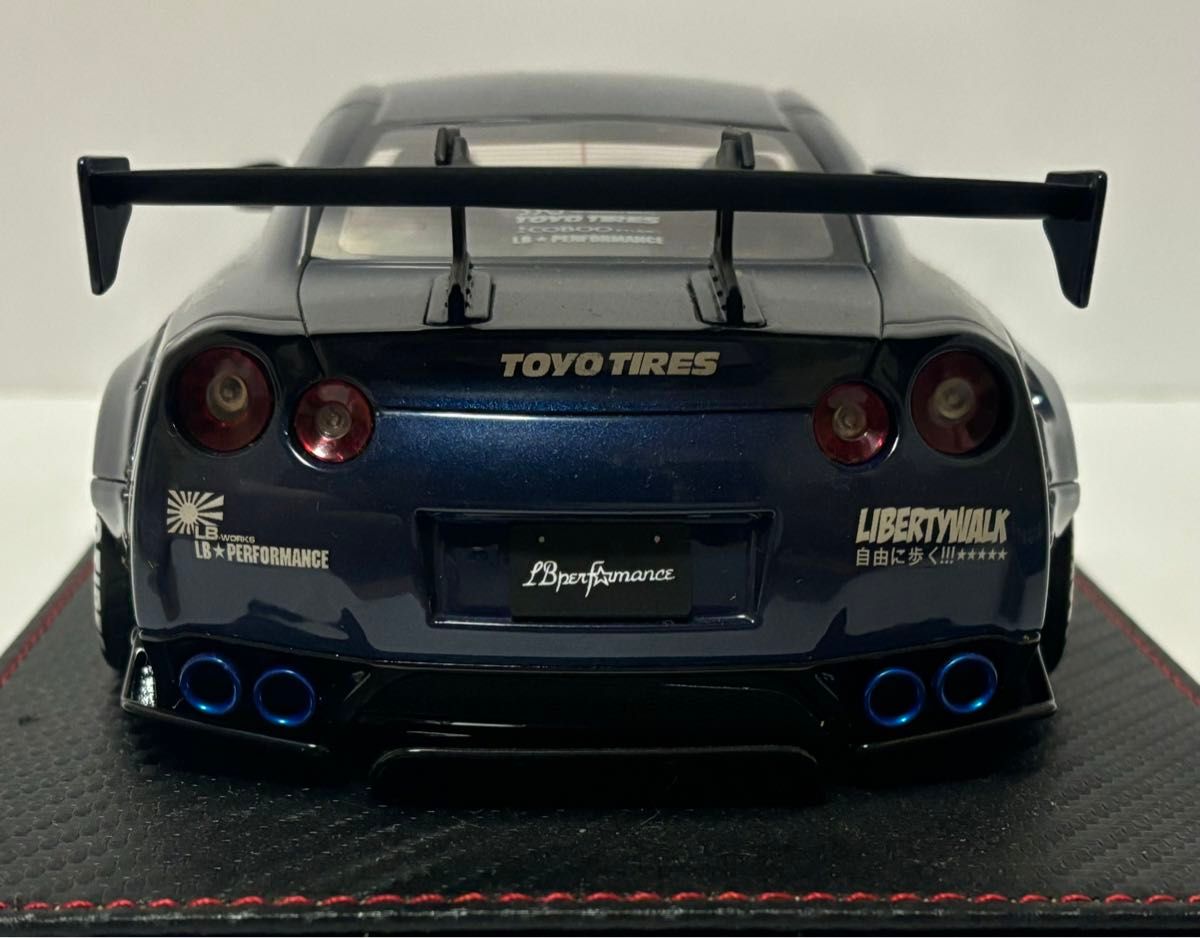 イグニッションモデル 1/18LB-WORKS GT-R R35 ブルーメタリック イグニッションモデル 1/18LB-WORKS GT-R R35 ブルーメタリック