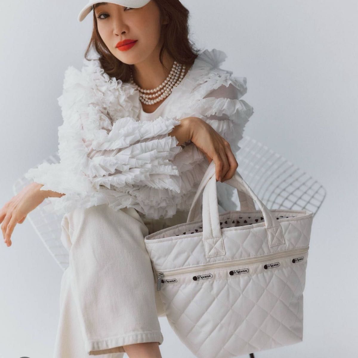 lesportsac 神崎恵コラボ レスポートサック MEDIUM MULTI TOTE lesportsac 神崎恵コラボ レスポートサック MEDIUM MULTI TOTE