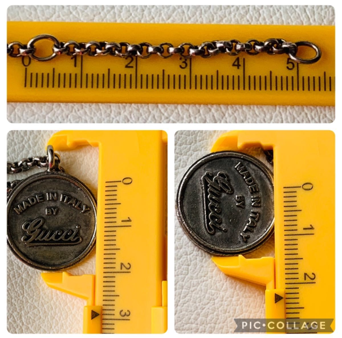 希少品 GUCCI グッチ ネックレス コイン ネックレス 筆記体 細美 希少品 GUCCI グッチ ネックレス コイン ネックレス 筆記体 細美
