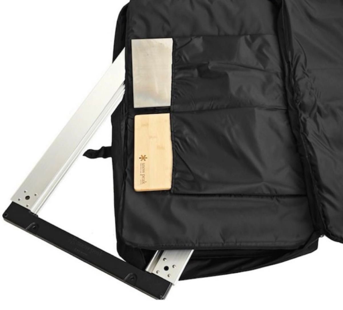 スノーピークIGT ロングバック 3ユニット 3層収納バック 天板と スノーピークIGT ロングバック 3ユニット 3層収納バック 天板と
