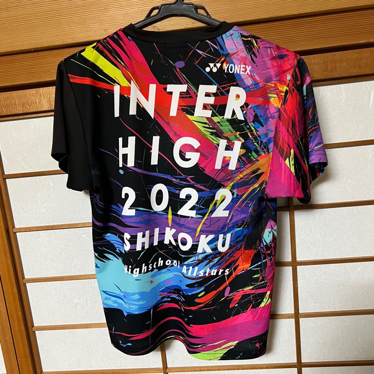 ヨネックス インターハイ2022 Tシャツ 黒 ブラック ソフトテニス ヨネックス インターハイ2022 Tシャツ 黒 ブラック ソフトテニス