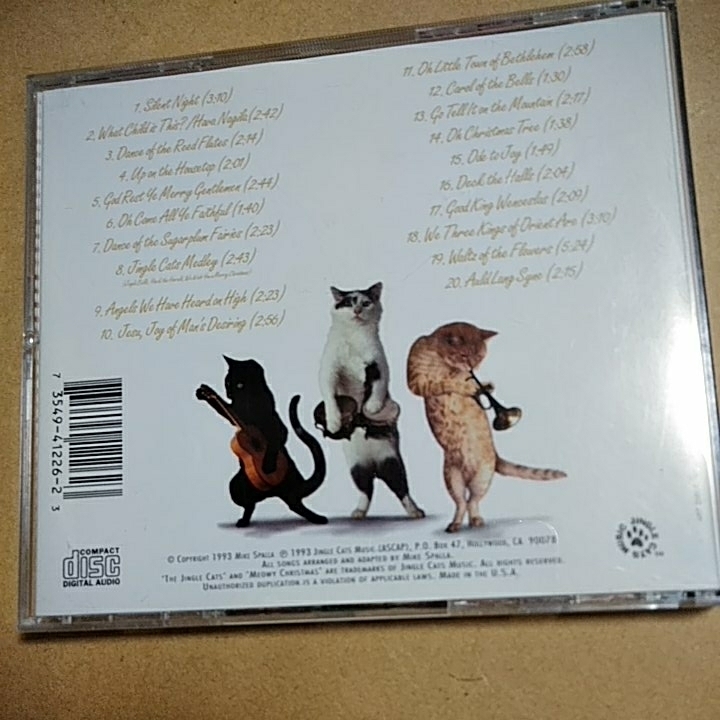 JINGLE CATS MEOWY CHRISTMAS クリスマス　CD　　　　　,W_画像2