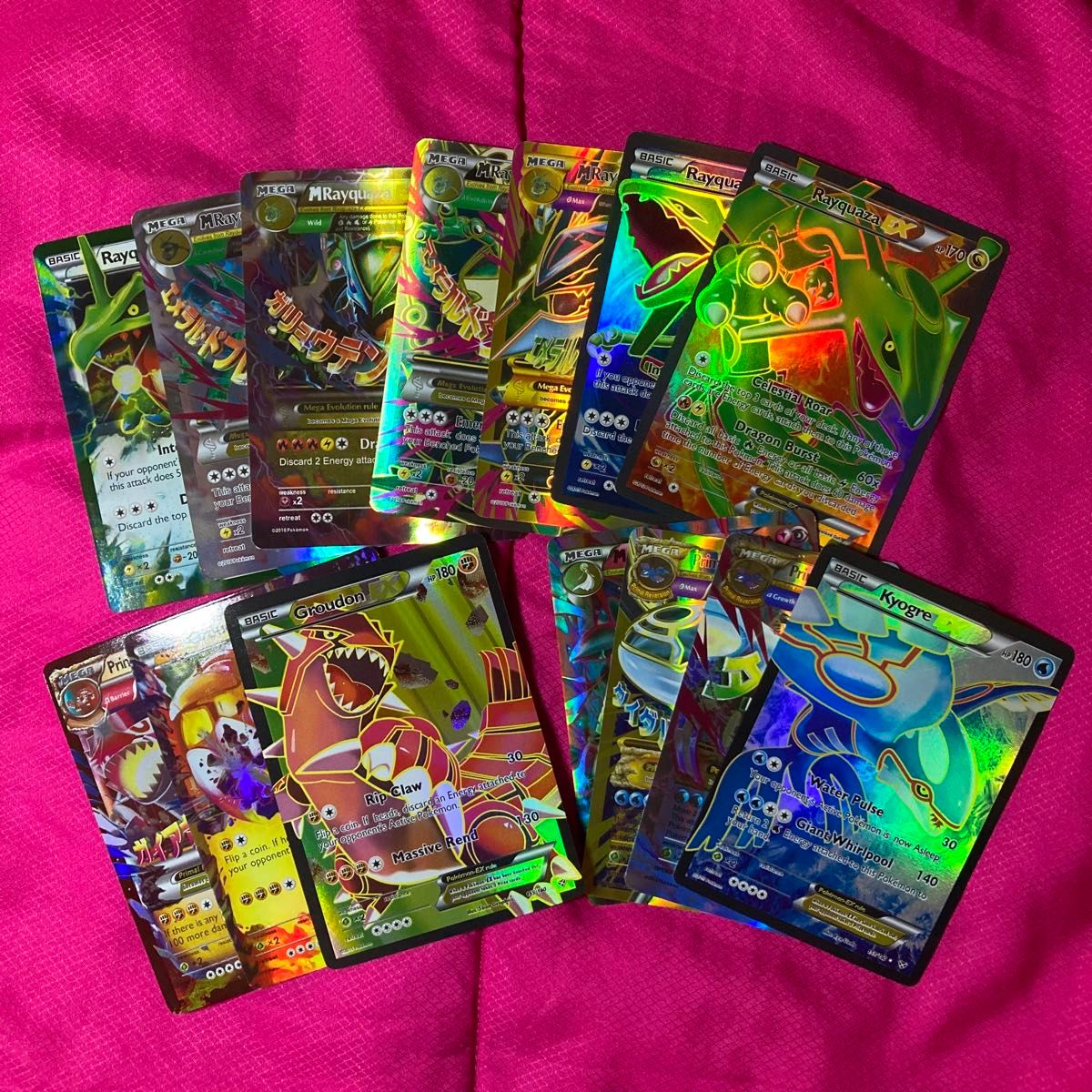 ポケモンカード 海外版 展示用 レックウザ グラードン ポケモンカード 海外版 展示用 レックウザ グラードン