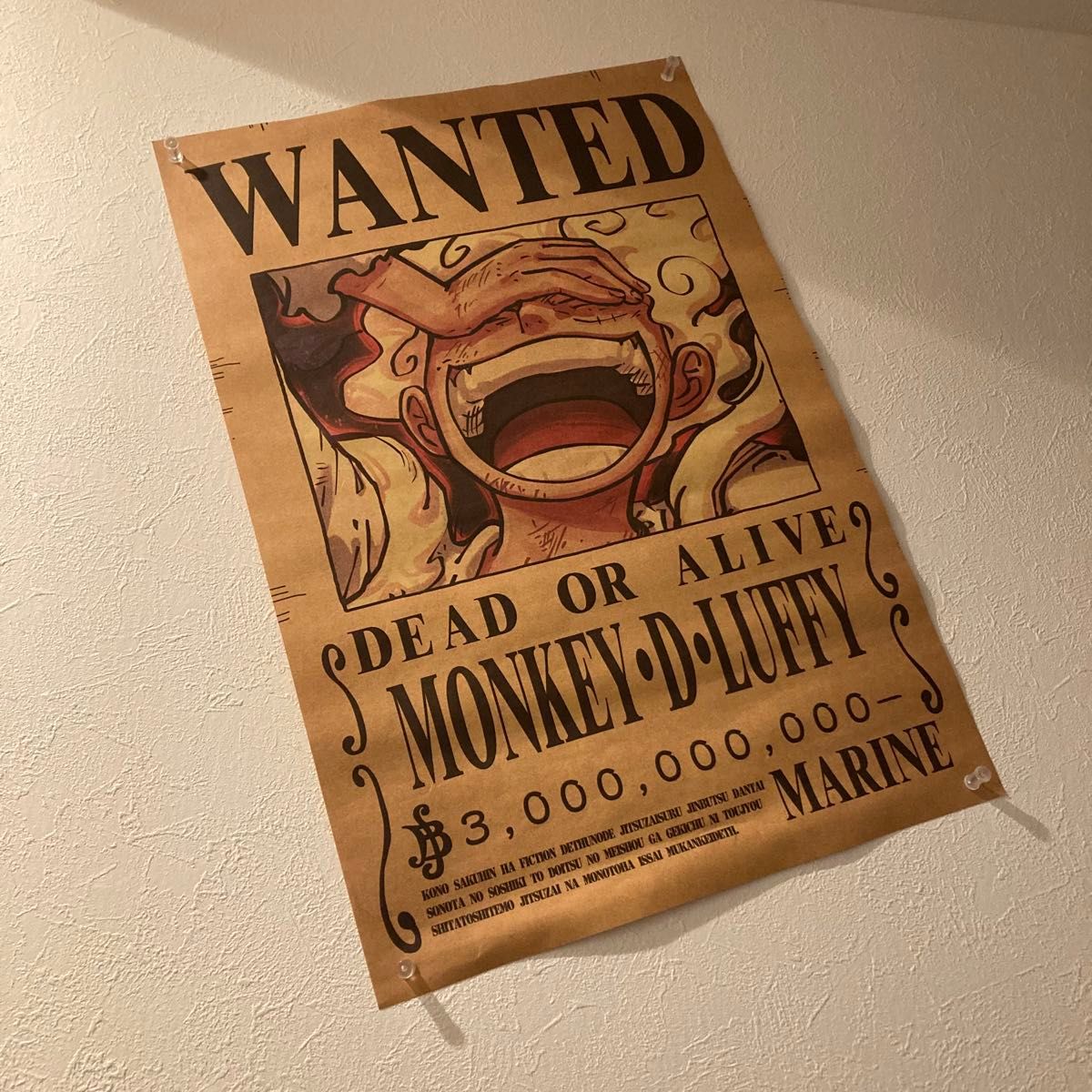 ワンピース モンキー・D・ルフィ WANTEDポスター ニカルフィー ワンピース モンキー・D・ルフィ WANTEDポスター ニカルフィー