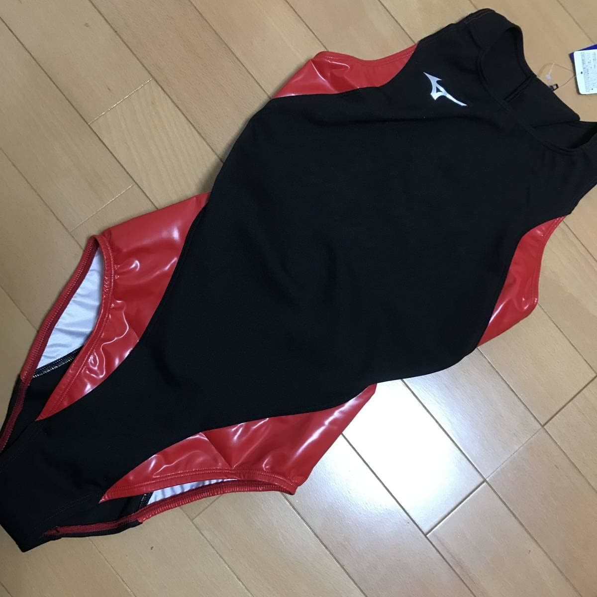 17500円 水球用 競泳水着 XL レディース 黒×赤 ミズノ ブラック 17500円 水球用 競泳水着 XL レディース 黒×赤 ミズノ ブラック