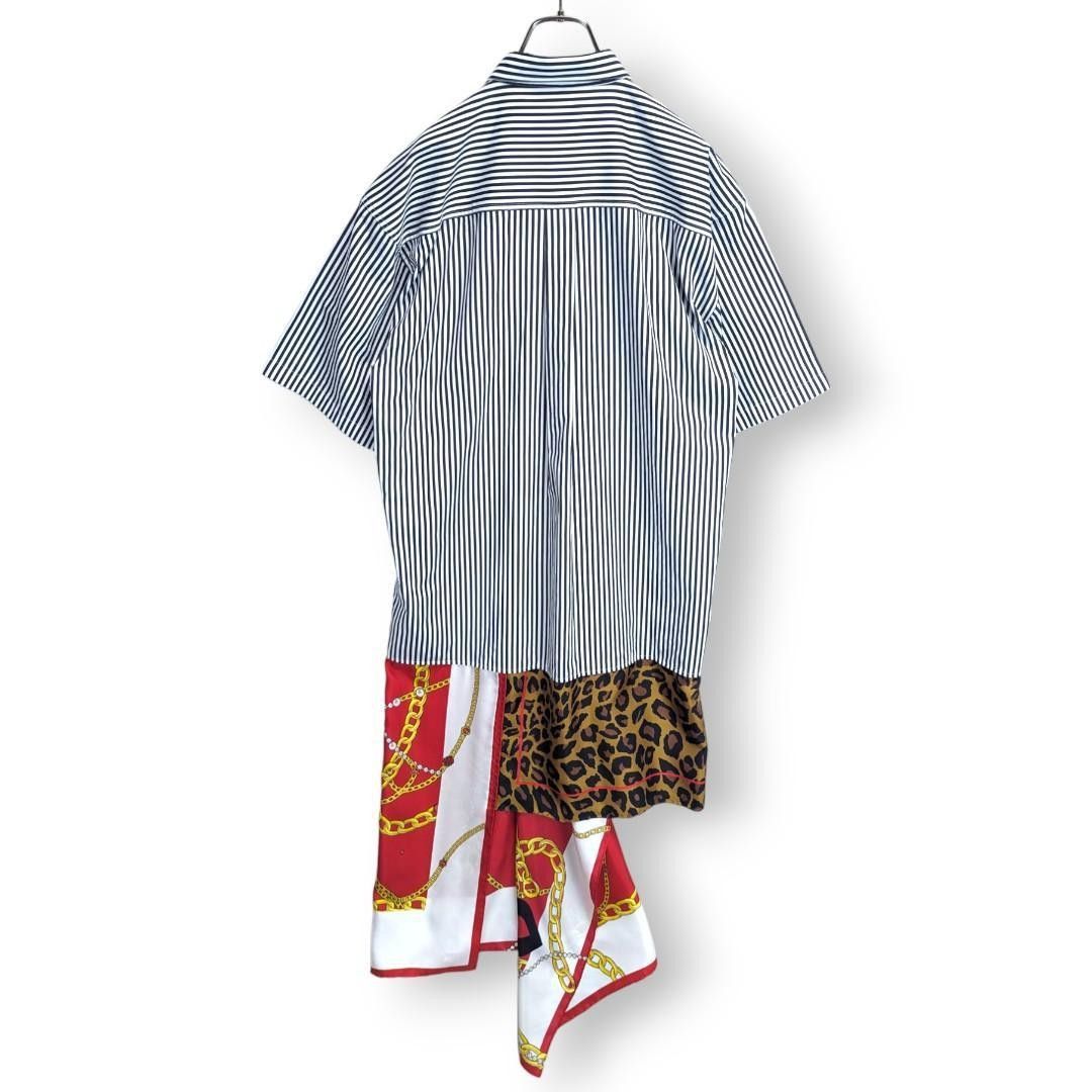 【完売必至】バレンシアガ■シャツワンピース アシンメトリー 定価266 760円【美品】バレンシアガ BALENCIAGA アシンメトリー