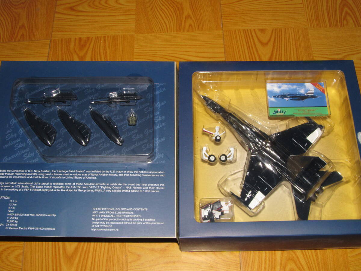 2024特集 □即決 Witty Wings 1/72【F/A-18C ホーネット VFC-12 軍用機