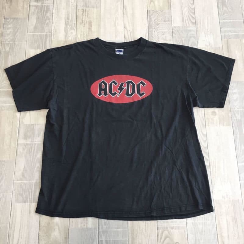 Used 中古 AC/DC Tee ヴィンテージ バンド Tシャツ オリジナル 黒 Black ブラック Vintage 古着