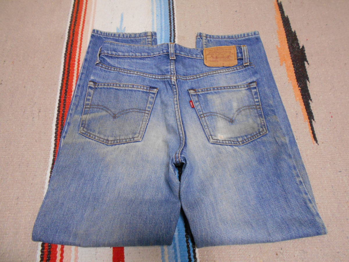 １９９０年製 Levi's リーバイス ６０３ー０２１７ ビンテージ テーパード スリム インディゴ ジーンズ 紺カンヌキVINTAGE JEANS ANTIQUES _画像3