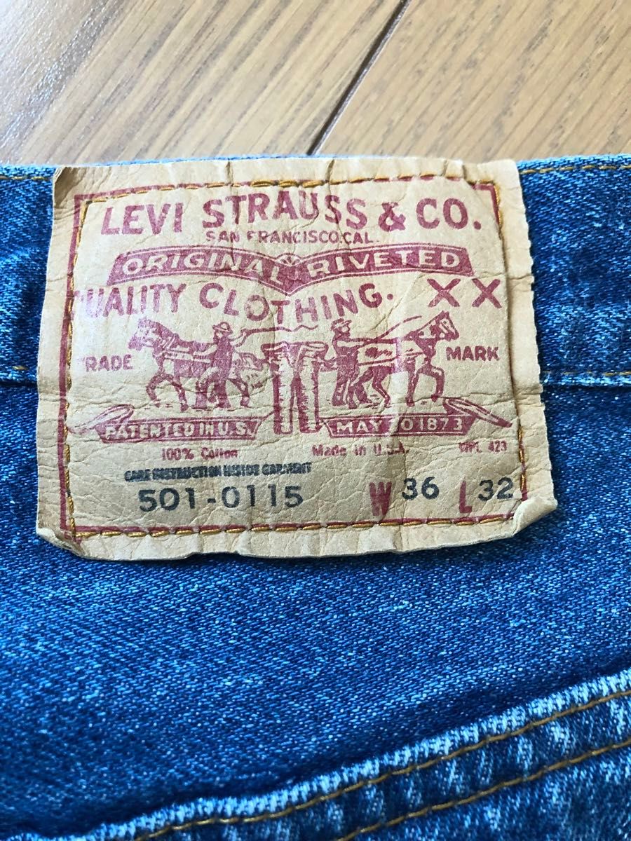 Levi's 】 501 MADE in USA 89年製 極上 CAREスタンプ入り 内股 Levi's 】 501 MADE in USA 89年製 極上 CAREスタンプ入り 内股