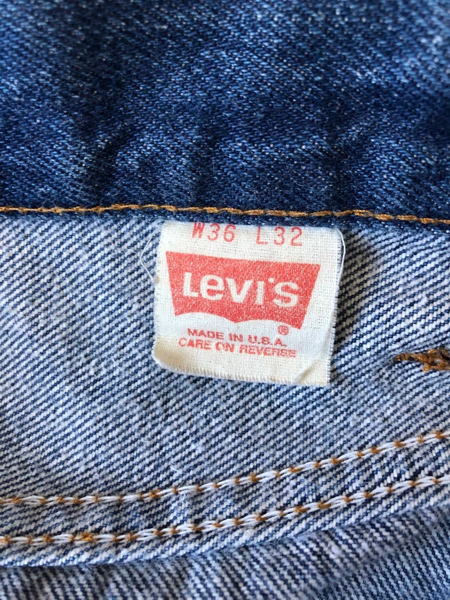 Levi's 】 501 MADE in USA 89年製 極上 CAREスタンプ入り 内股 Levi's 】 501 MADE in USA 89年製 極上 CAREスタンプ入り 内股