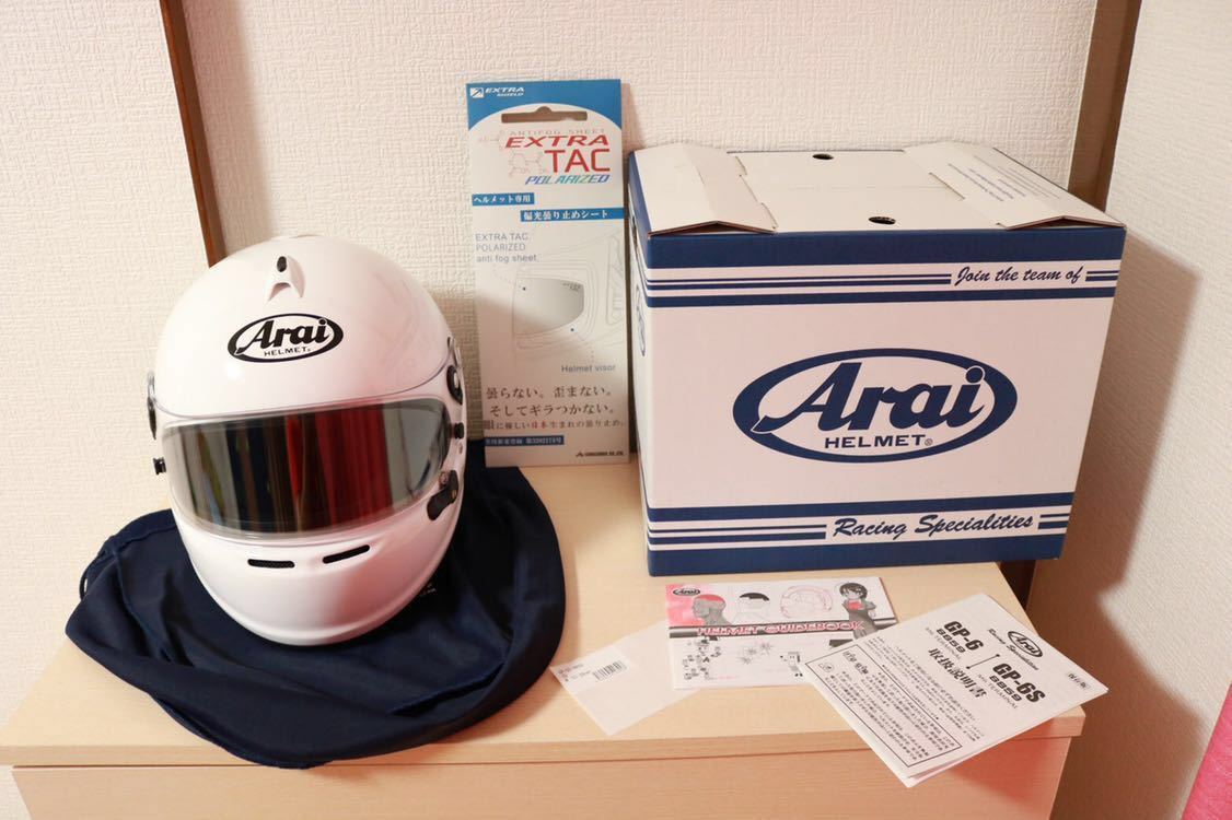 ARAI ARAI GP-6S 4 wheel helmet new old goods Arai full-face helmet 