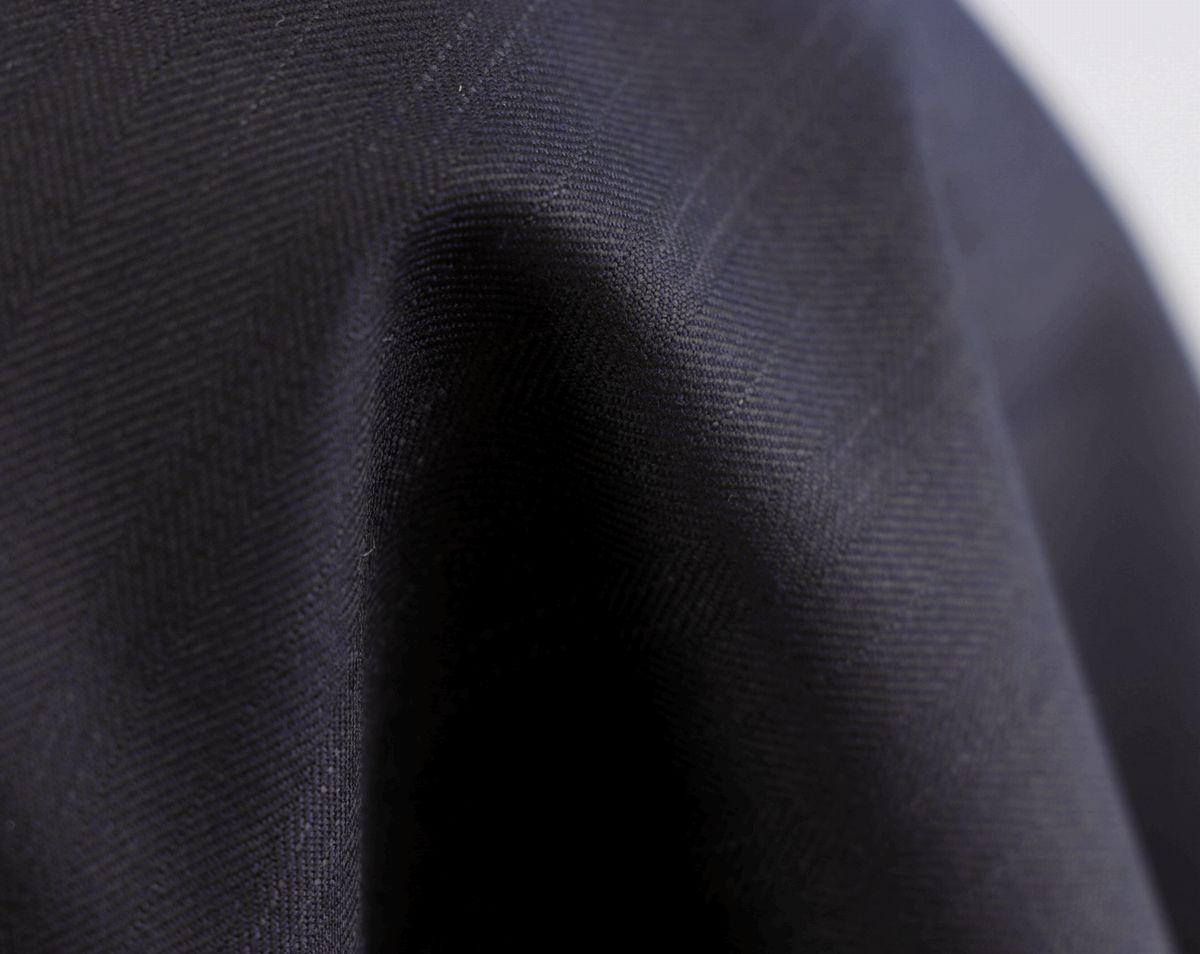 ■スキャバル幻の「エクスプレッション」濃紺織柄・服地価格200万円・未体験の心地良さです。_画像5