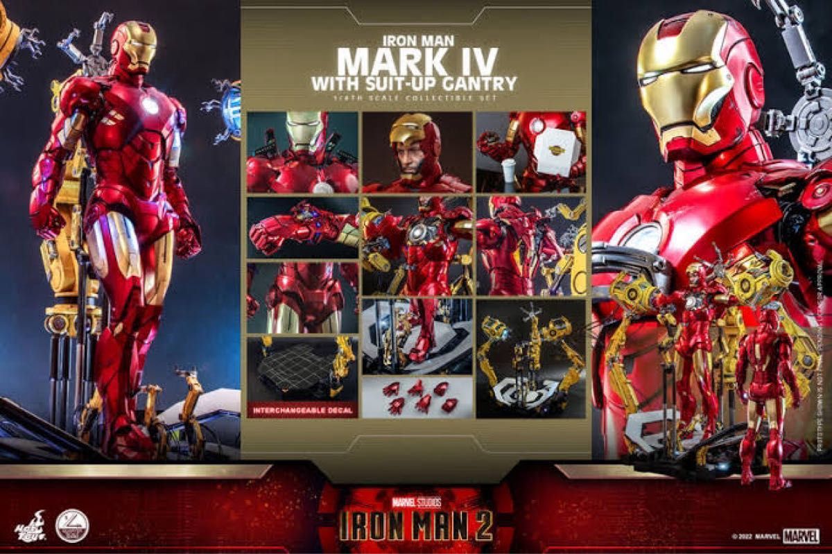 ホットトイズ QS021 アイアンマン・マーク4パワードスーツ 1/4 ホットトイズ QS021 アイアンマン・マーク4パワードスーツ 1/4