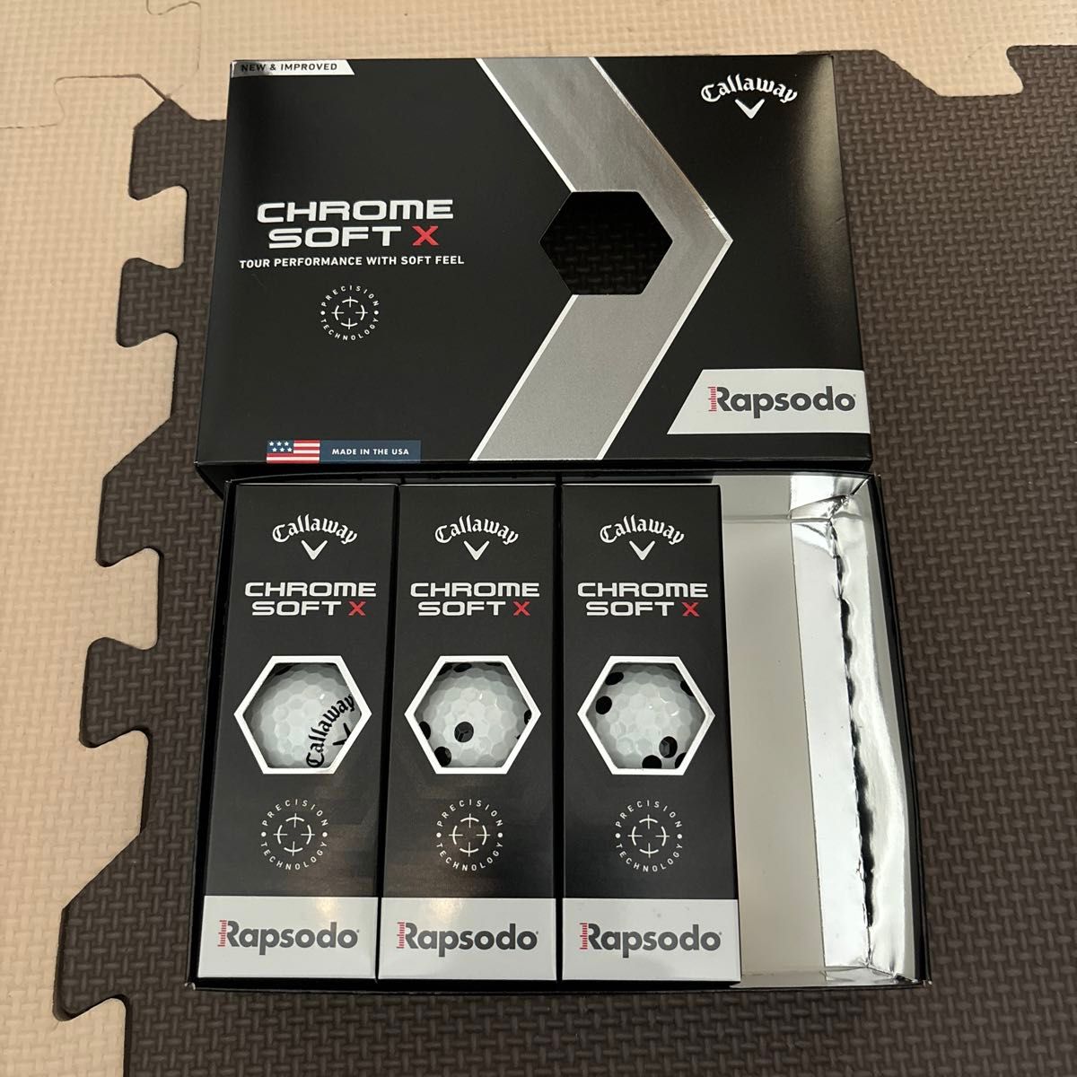 ラプソードMLM2PRO専用ボール 9個 キャロウェイ CHROME SOFT X ラプソードMLM2PRO専用ボール 9個 キャロウェイ CHROME SOFT X
