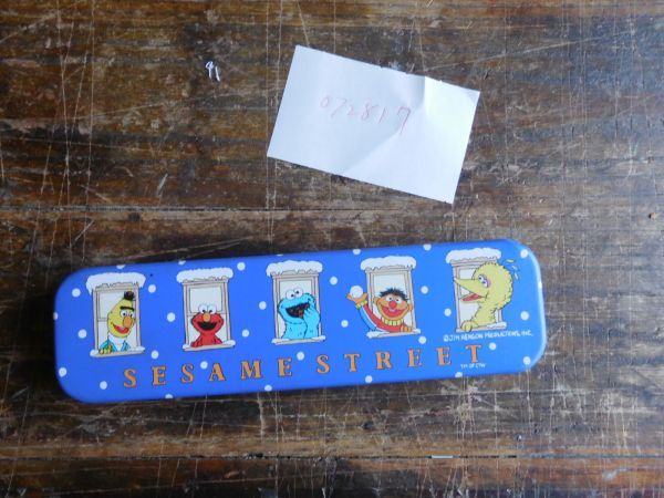  toy doll 072817 writing brush box pen case Sesame Street 20X5.5H2CM Elmo SESAME STREET