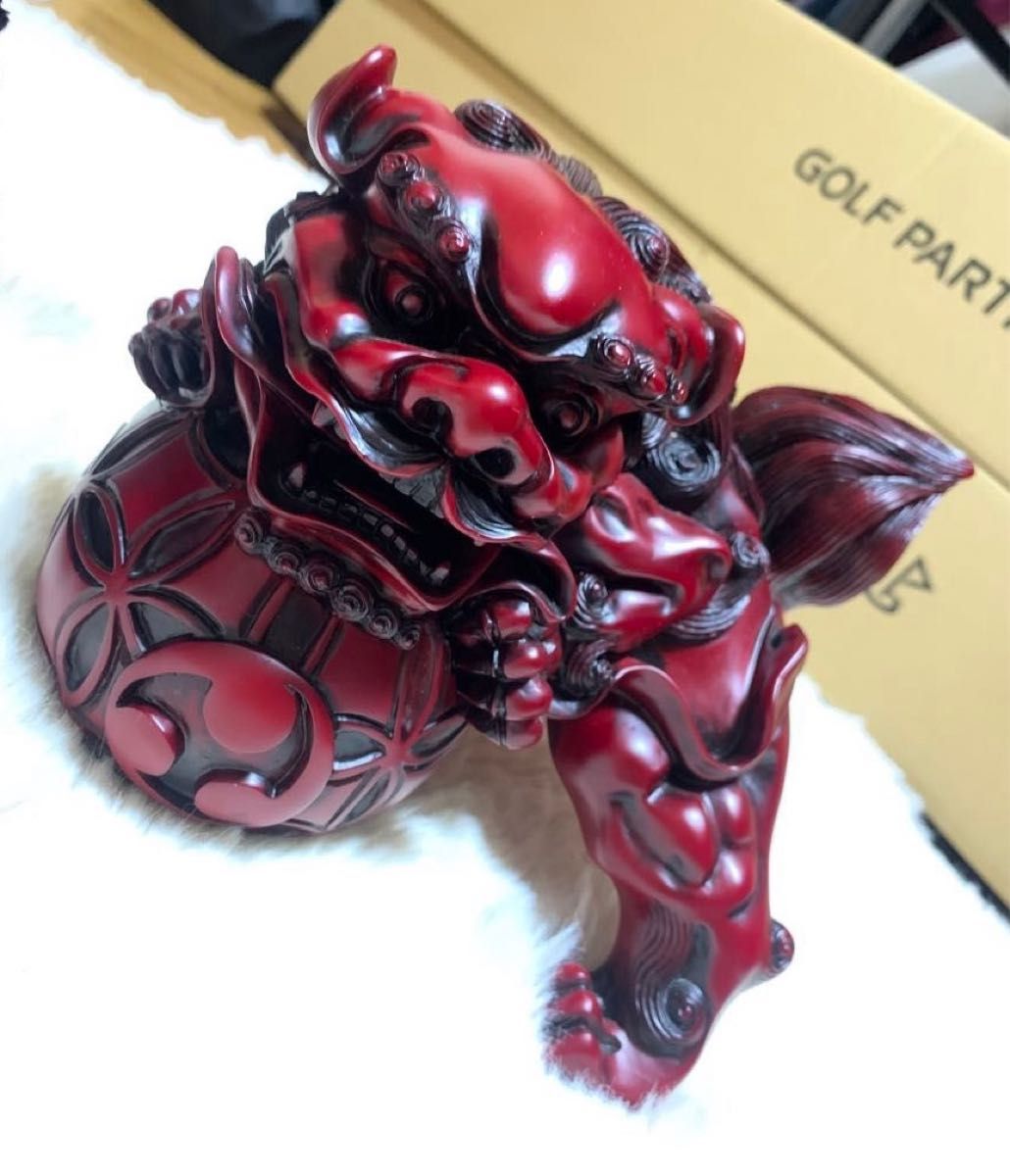 置物 玉乗り獅子 シーサー 縁起物 獅子 インテリア 沖縄 置物 玉乗り獅子 シーサー 縁起物 獅子 インテリア 沖縄