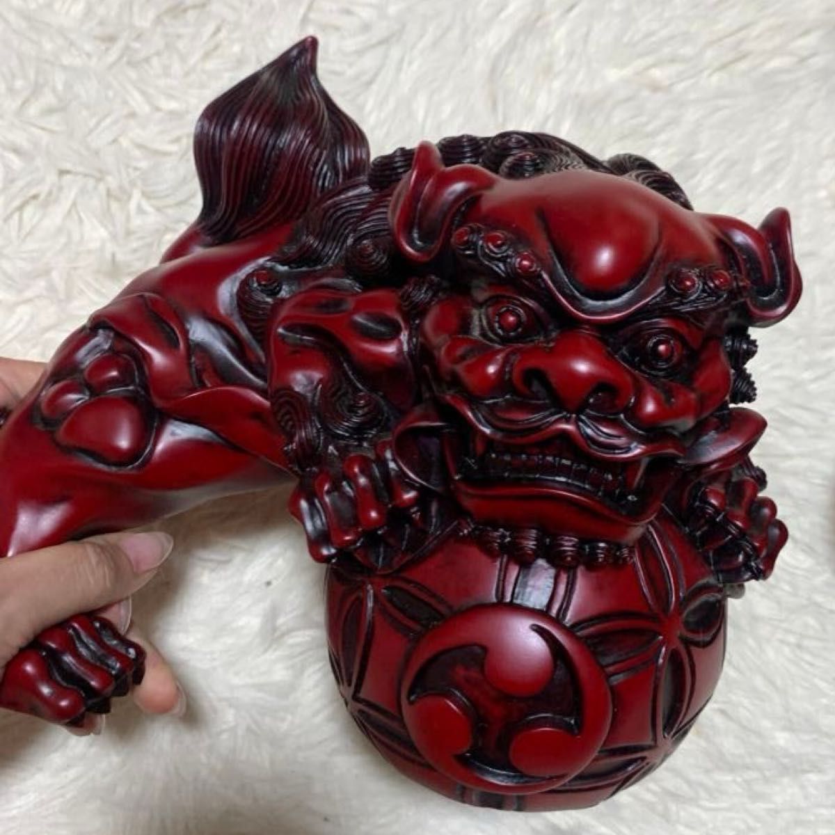 置物 玉乗り獅子 シーサー 縁起物 獅子 インテリア 沖縄 置物 玉乗り獅子 シーサー 縁起物 獅子 インテリア 沖縄
