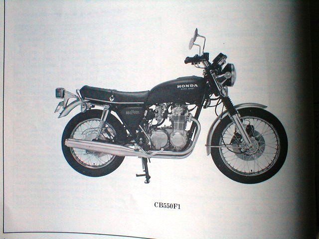 ☆★ホンダ/ＨＯＮＤＡ★ドリームＣＢ５５０Ｆ１/１９７５年～【パーツリスト/原本/良品】★☆_画像3