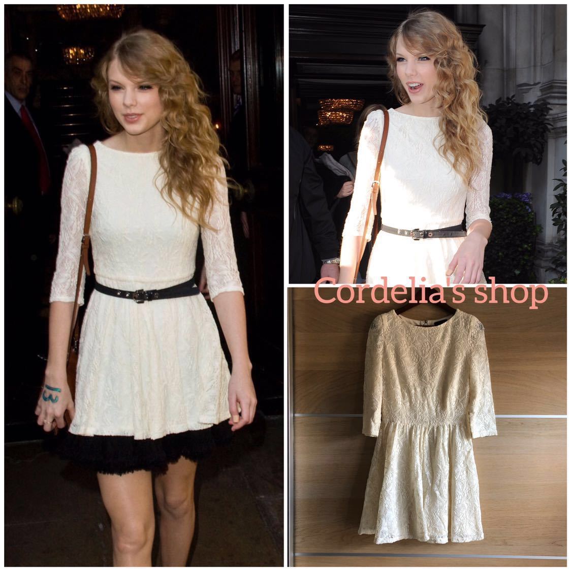 Paypayフリマ Taylor Swift 着用 Topshop 総レースワンピース Uk6 Eur34 テイラースウィフト Speak Now Fearless Red 19 Reputation Lover