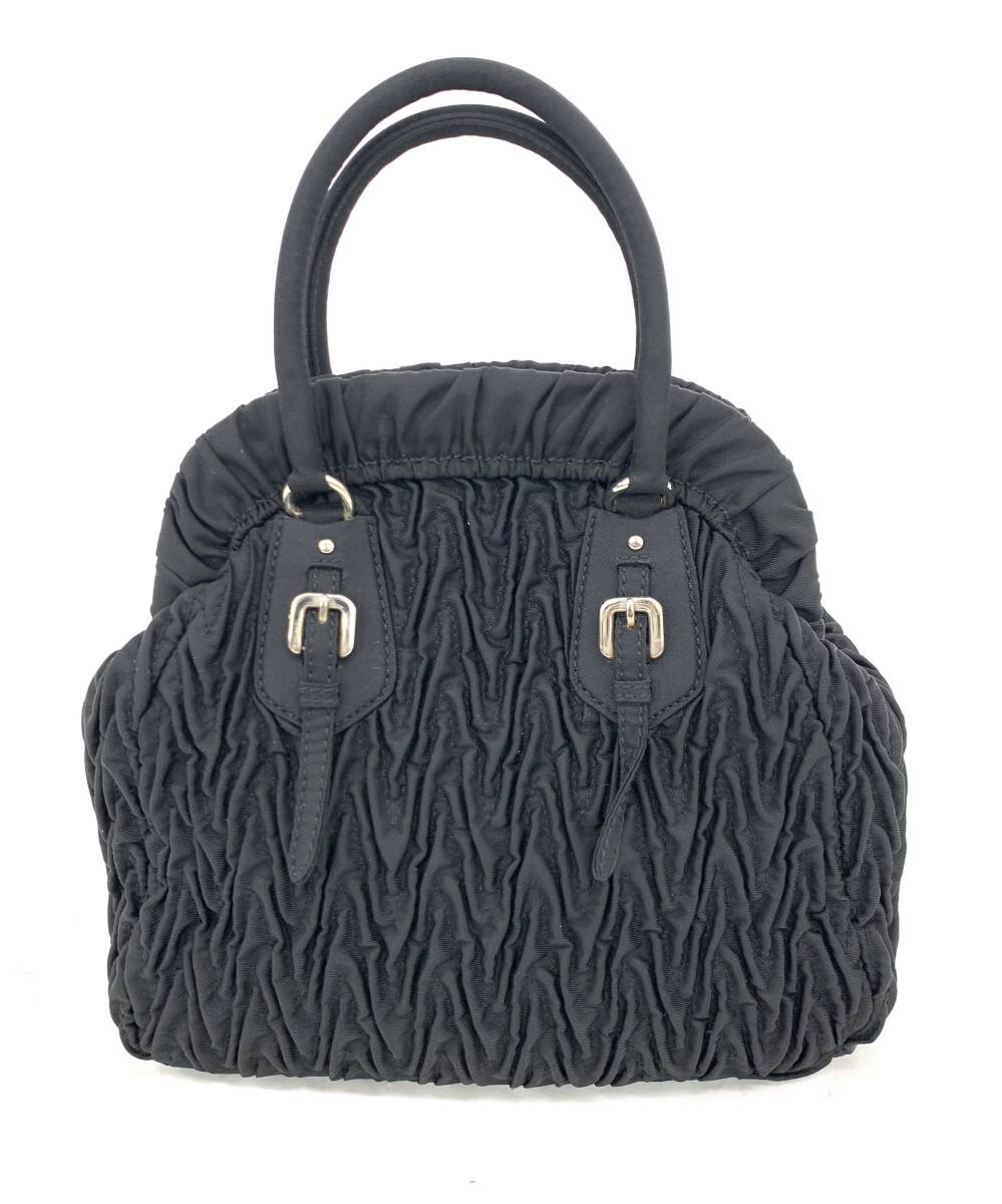 Prada プラダ ハンドバッグ S Yahoo!オークション - T08/054 美品 PRADA プラダ 三角ロゴ